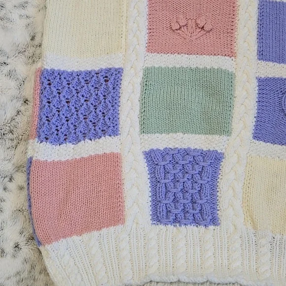 Handmade Pastel Block Sweater - Picture 9 of 10